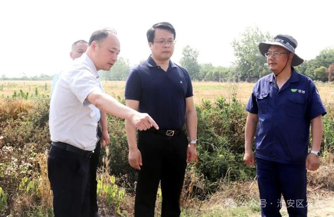 淮安区领导调研推进生态农业发展工作(图1)