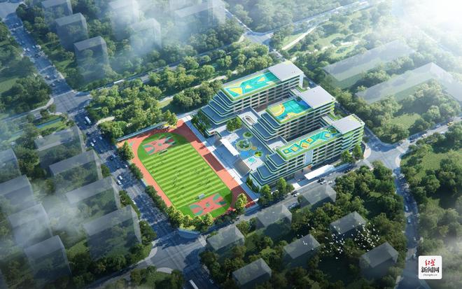 成都锦江“六个一批”项目单日出土量一万余方白鹭湾科技生态园配套小学主体结构迎来封顶(图1)